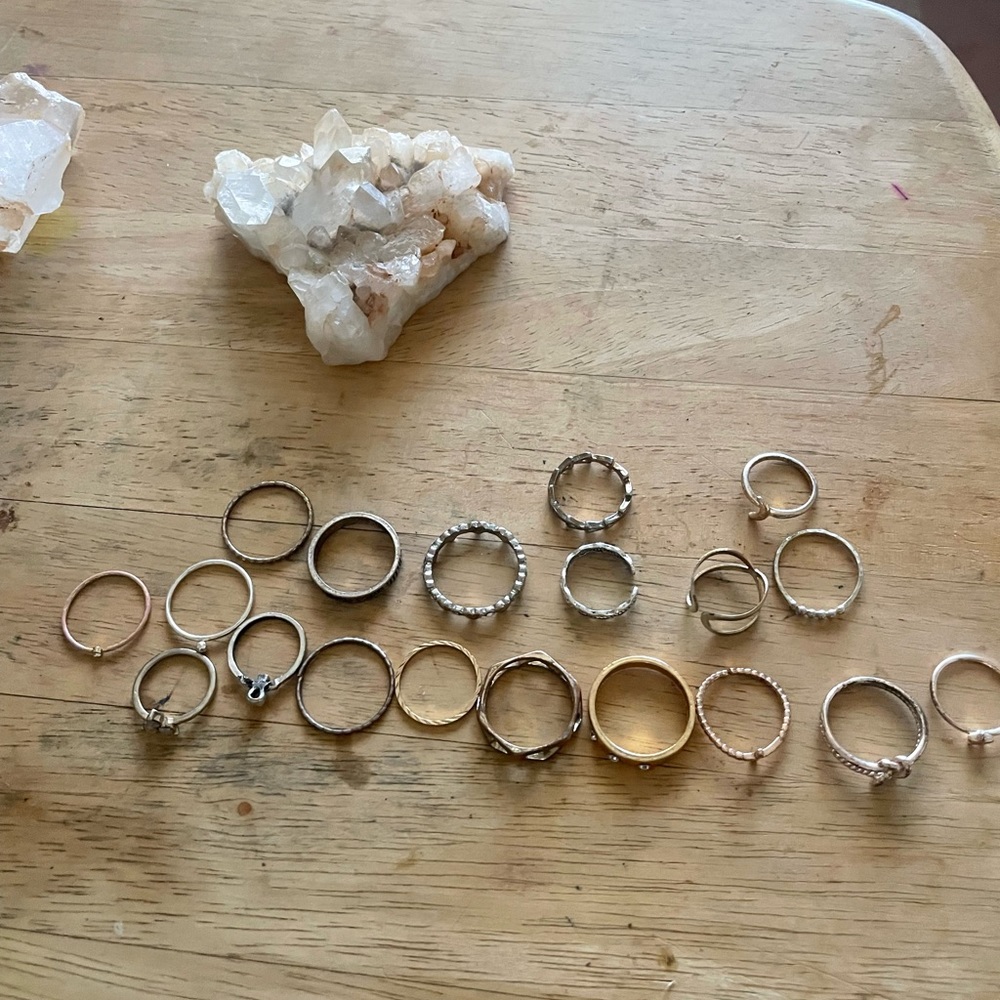 Bundle Of Rings Ranging In Sizes - image 2